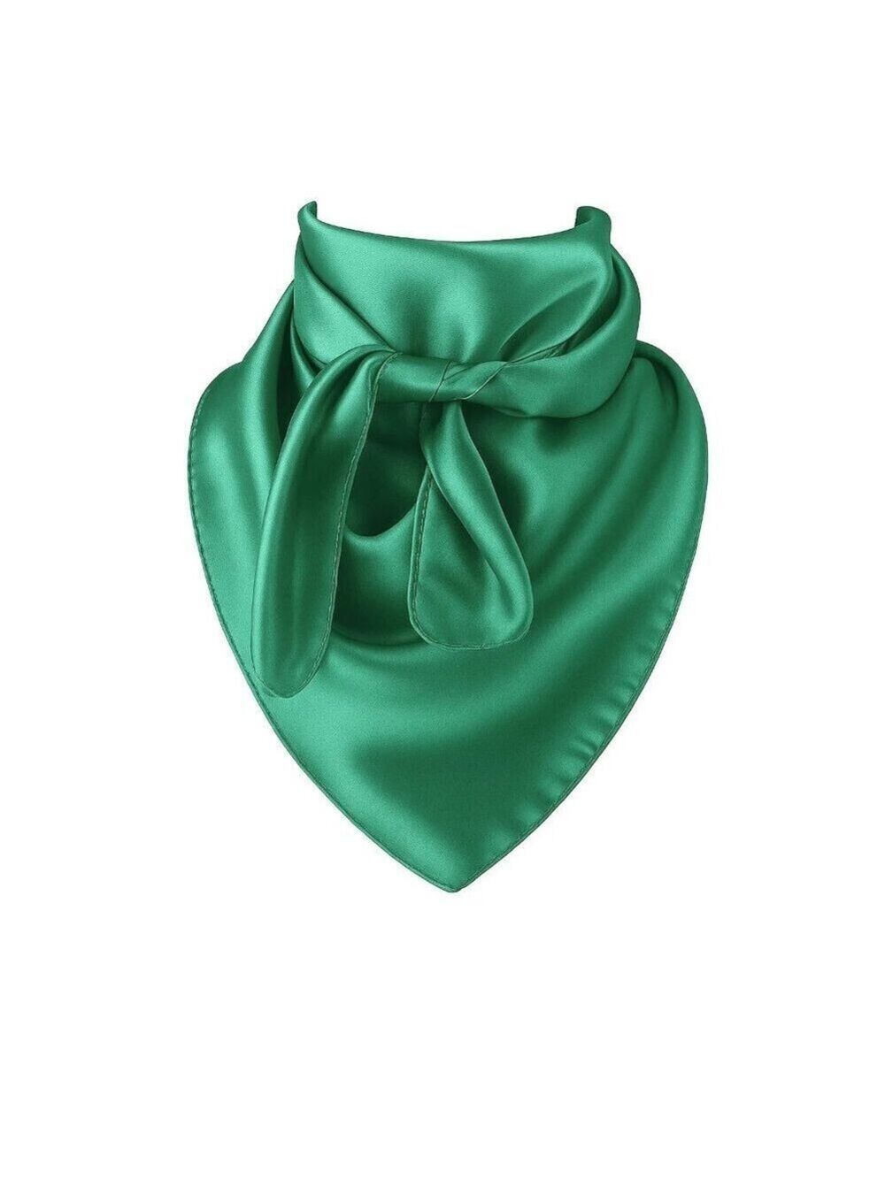 Dark Green Wild Rag Large Scarf 23x23" Western Accessory Cowgirl or Cowboy